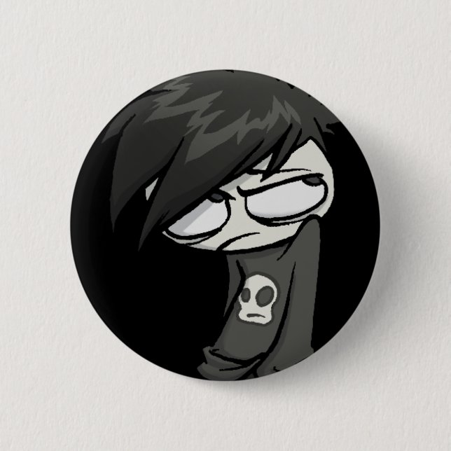 Botón de Forumwarz Emo (Anverso)