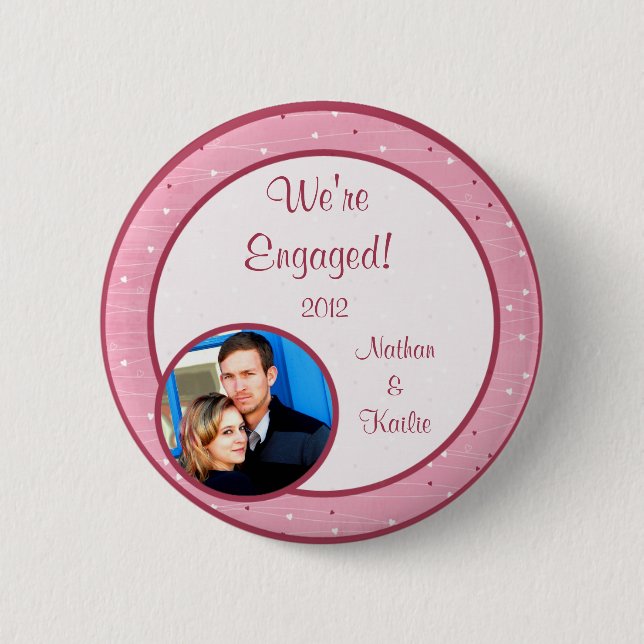 botón de foto Corazones y Amor (Anverso)