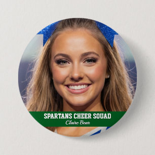 Botón de foto de animadora personalizado Pin de es