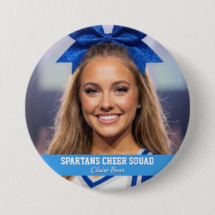 Botón de foto de animadora personalizado Pin de es