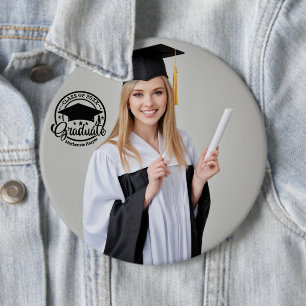 Botón de foto de graduación - Pin personalizado