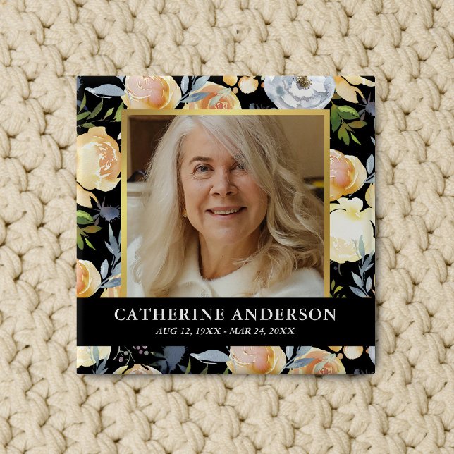 botón de foto del funeral floral Peach (Subido por el creador)