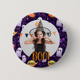 botón de foto del Personalizado de Halloween de lo