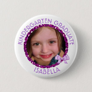botón de foto para graduados de jardín de infancia