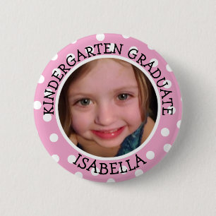 botón de foto para graduados de jardín de infancia