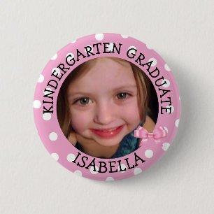 botón de foto para graduados de jardín de infancia