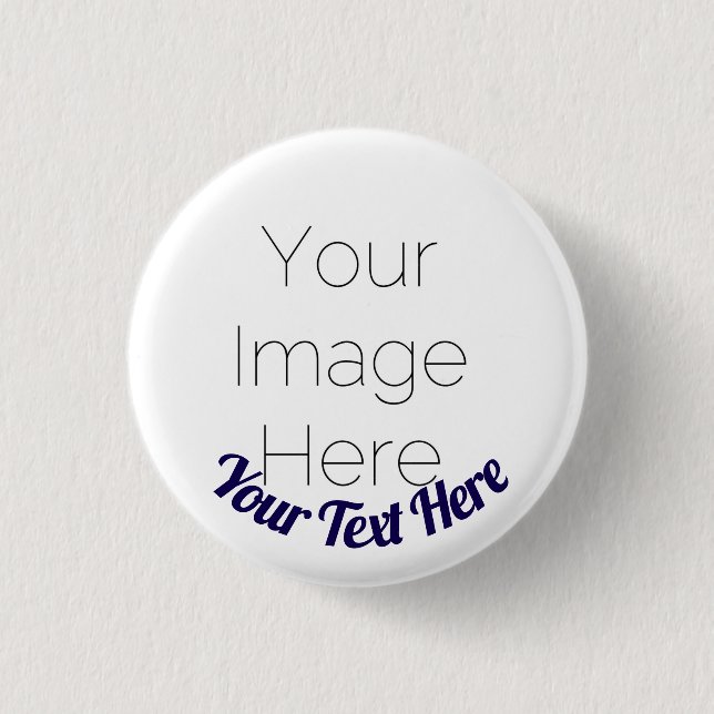 Botón de Foto Personalizado con Pin – Insignia de  (Anverso)