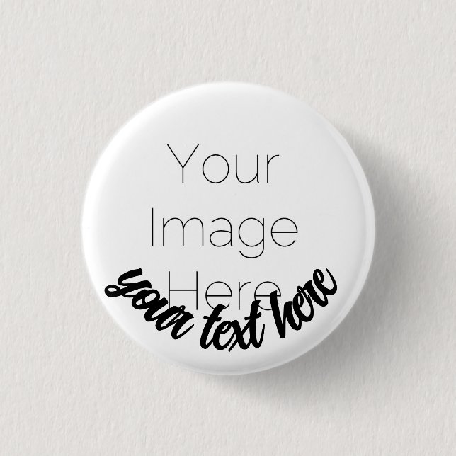 Botón de Foto Personalizado con Pin – Insignia de  (Anverso)