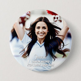 Botón de foto personalizado para jugador de equipo