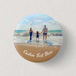 Botón de foto Personalizado personalizado con text
