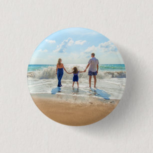 Botón de foto personalizado - Su propio diseño - V