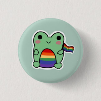 Botón de frasco del orgullo arcoiris