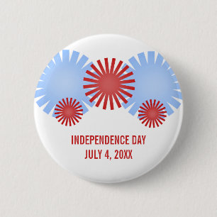 botón de fuegos artificiales retro