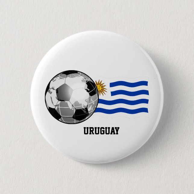 botón de fútbol de Uruguay (Anverso)