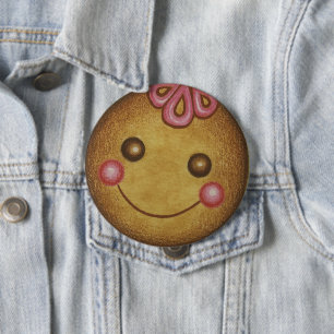 Botón de galleta gigante de jengibre