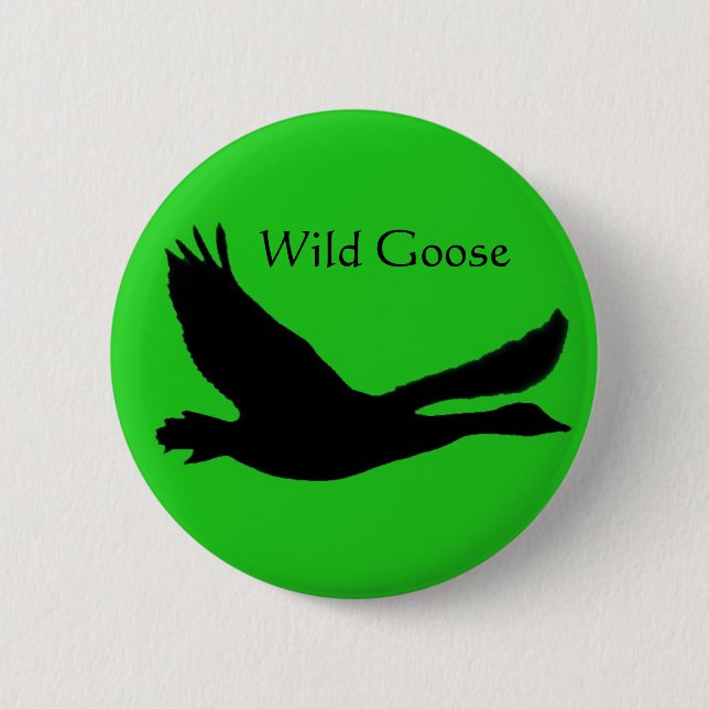 Botón de ganso silvestre [Badge] con fondo claro (Anverso)