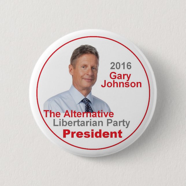 Botón de Gary JOHNSON 2016 (Anverso)