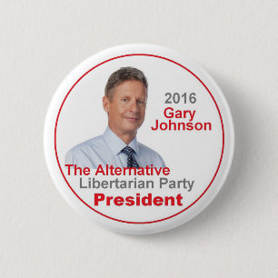 Botón de Gary JOHNSON 2016