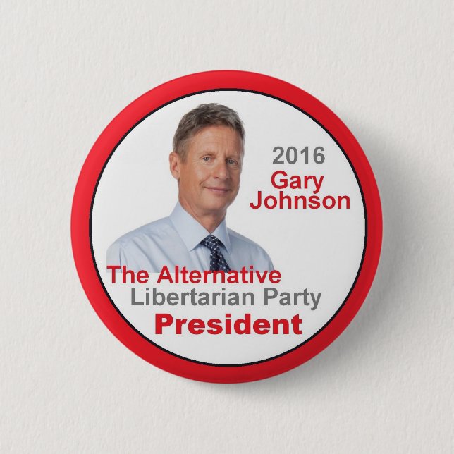 Botón de Gary JOHNSON 2016 (Anverso)