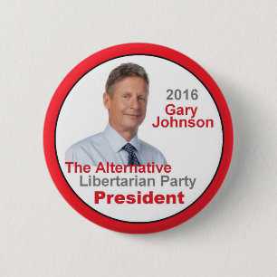 Botón de Gary JOHNSON 2016