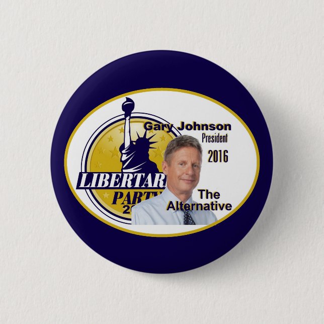 Botón de Gary JOHNSON 2016 (Anverso)