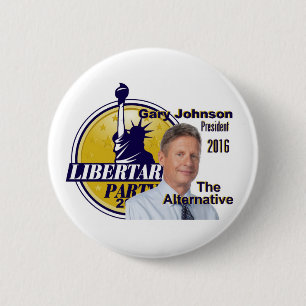 Botón de Gary JOHNSON 2016