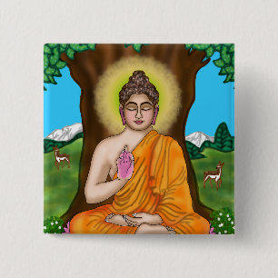 Botón de Gautam Buddha