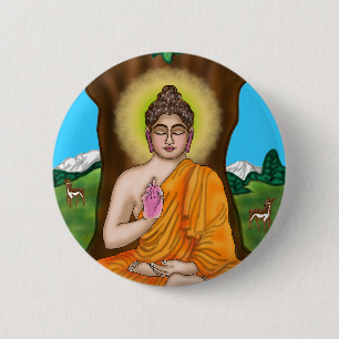 Botón de Gautam Buddha