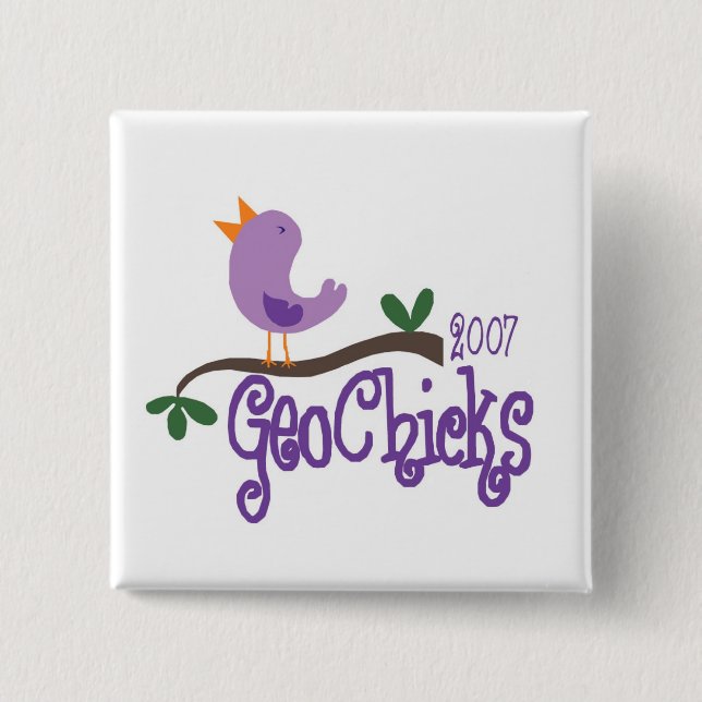 Botón de Geochick 2007 (Anverso)