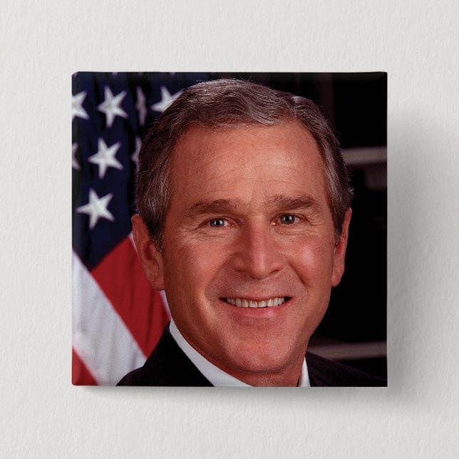 Botón de George W Bush (Anverso)
