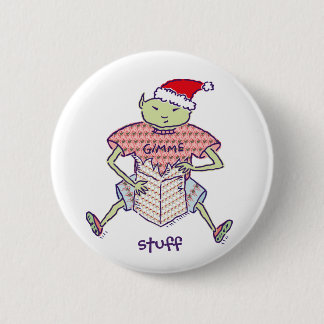 Botón de Ghoulie Santa de la materia de Gimme