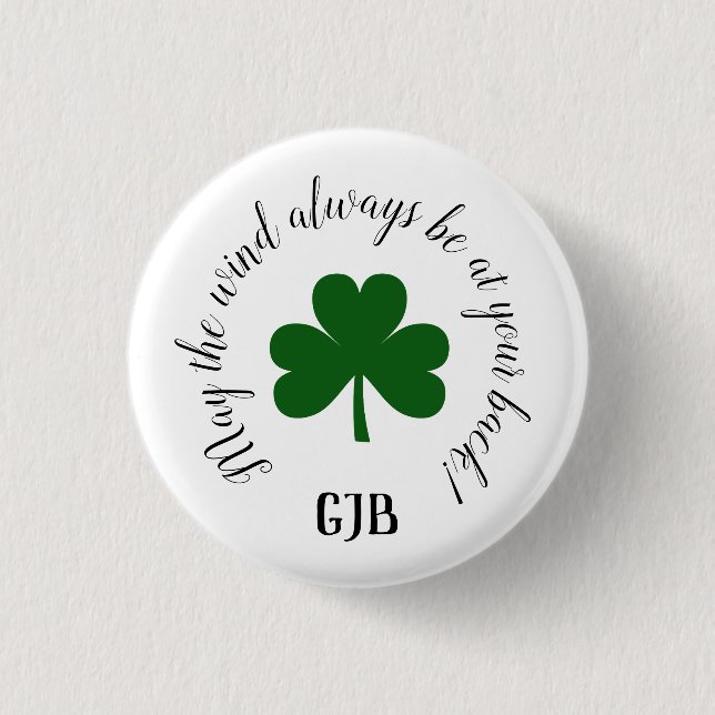 botón de golf Lucky Pin Irish Quita (Anverso)