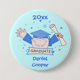 botón de graduación de jardín de infancia de perso