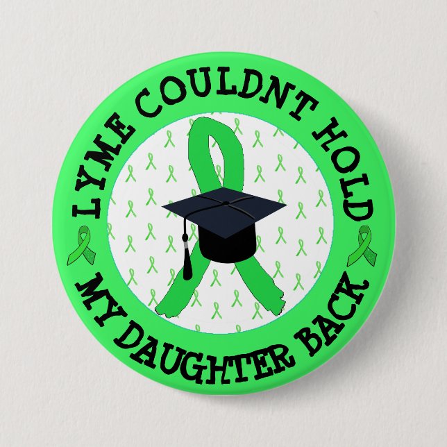 Botón de graduación orgulloso de Lyme (Anverso)