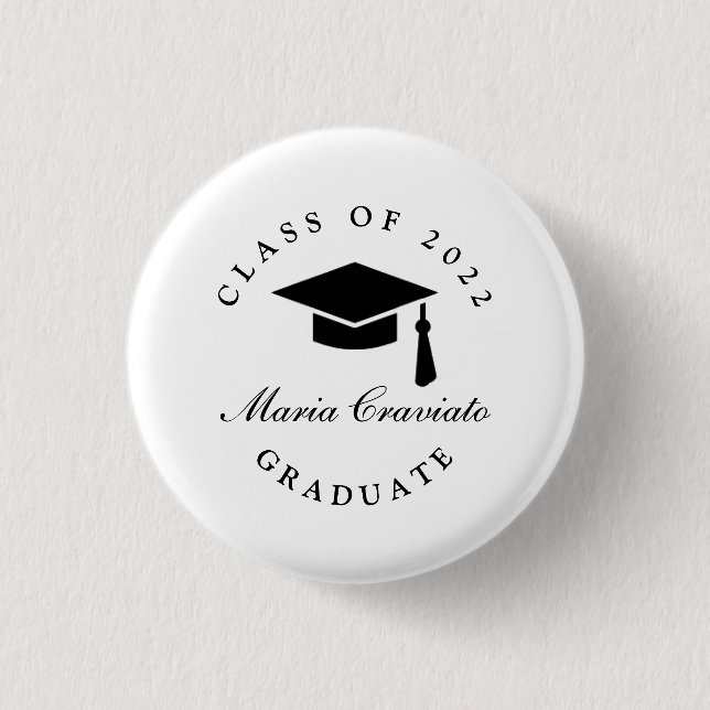 Botón de Graduación Personalizado (Anverso)