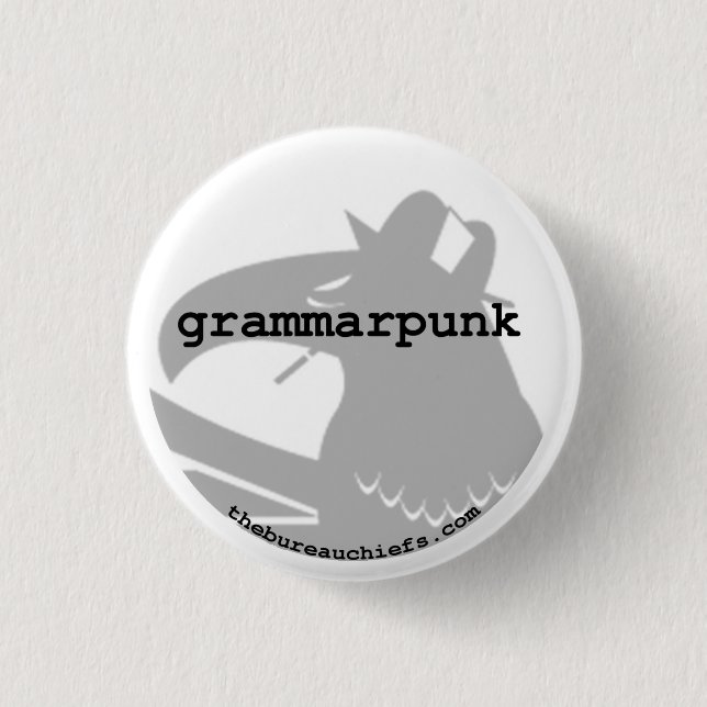 Botón de Grammarpunk 1,25" (Anverso)