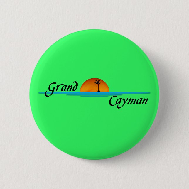 Botón de Gran Caimán (Anverso)
