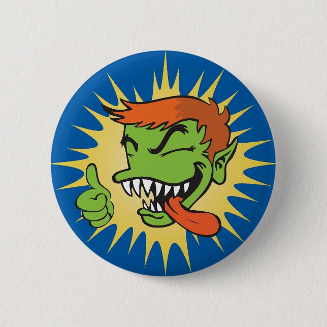 Botón de Gremmie - azul (Anverso)