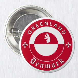 Botón de Groenlandia, Oso Polar, Bandera de Groenl