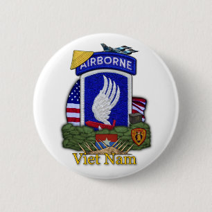 Botón de guerra Vietnam de la 173ª brigada aérea