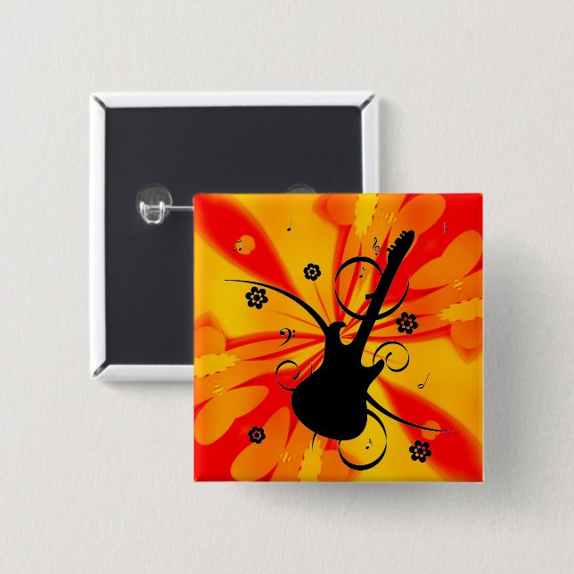 Botón de guitarra (Anverso y reverso)