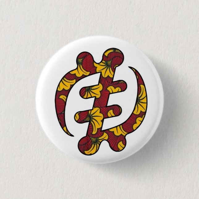 Botón de Gye Nyame (Anverso)