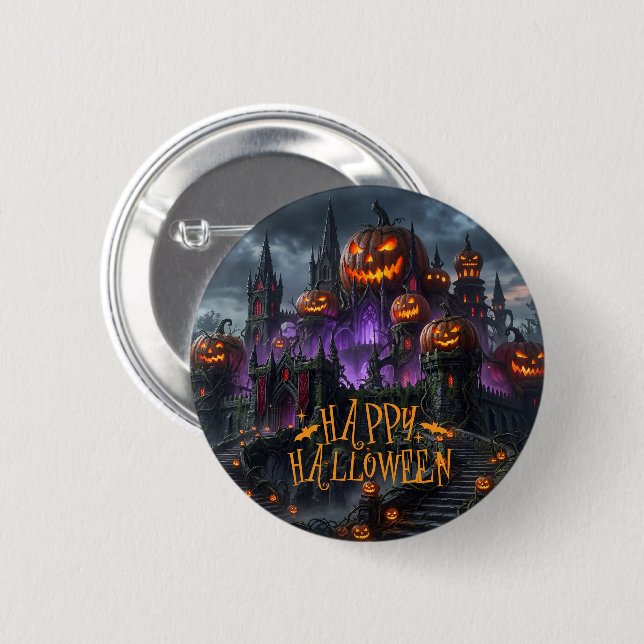 Botón de Halloween (Anverso y reverso)