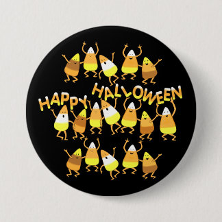 Botón de Halloween de las pastillas de caramelo