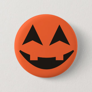 Botón de Halloween del vampiro de la calabaza de