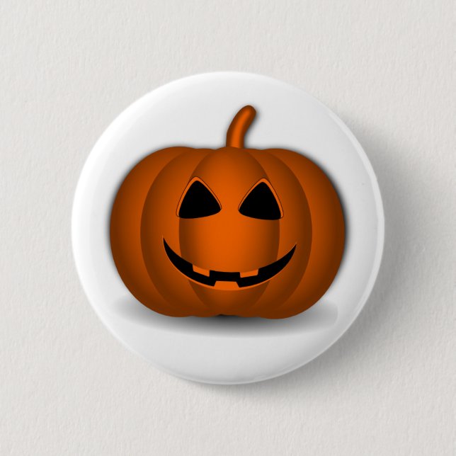 Botón de Halloween Jack 'O Lanter (Anverso)