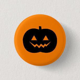 Botón de Halloween Jack O'Lantern Pinback