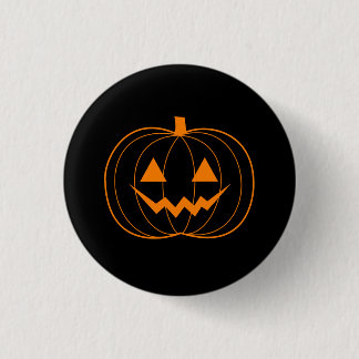 Botón de Halloween Jack O'Lantern Pinback