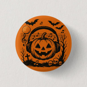 Botón de Halloween para escuchar música