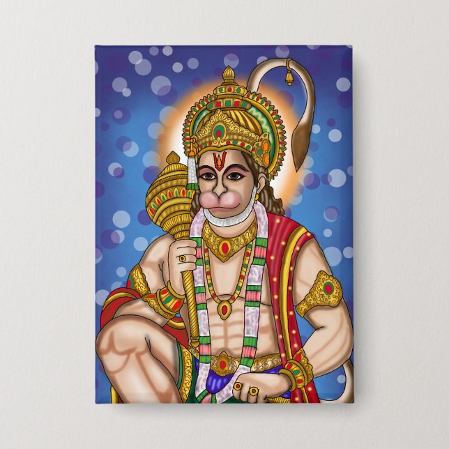 Botón de Hanuman (Anverso)